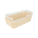 100 U. Barquillas Madera + Moldes Siliconados 1450 Ml 23X13X7 Cm Natural Madera (100 Unid.)
