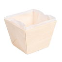 BARQUILLAS MADERA + MOLDES SILICONADOS 160 ML 7x7x5,5 CM NATURAL MADERA (300 UNID.)