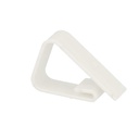 Pinzas Sujeta Manteles 5X3,5X1 Cm Blanco Pp (100 Unid.)