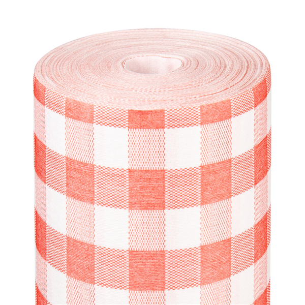 [228.63] Mantel 'Like Linen - Vichy' 70 G/M2 1,20X25 M Rojo Spunlace (1 Unid.)