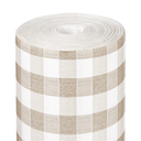 MANTEL 'LIKE LINEN - VICHY' 70 G/M2 1,20x25 M TAUPE SPUNLACE (1 UNID.)