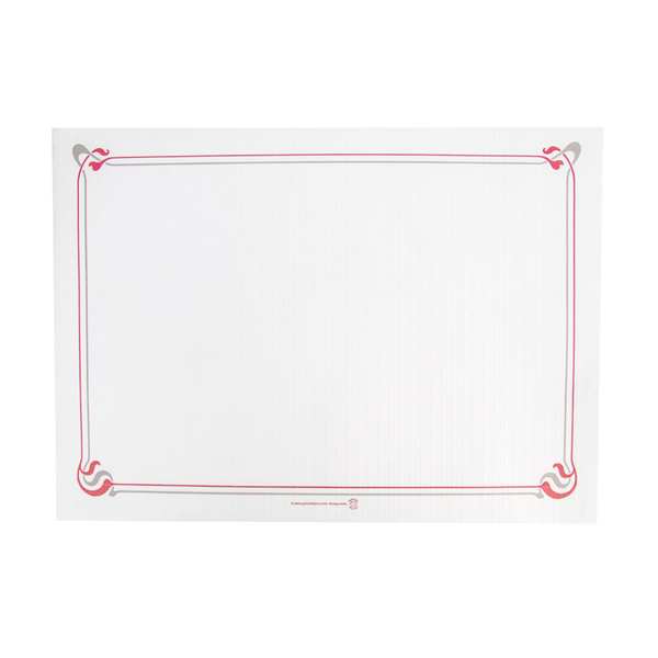 [106.32] Mantelines Burdeos & Gris 'Maxim' 48 G/M2 31X43 Cm Blanco Celulosa (2000 Unid.)