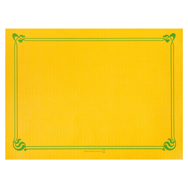 [144.06] MANTELINES 48 G/M2 31x43 CM AMARILLO SOL CELULOSA (2000 UNID.)