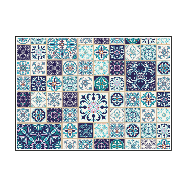 [217.52] MANTELINES OFFSET 'AZULEJOS' 70 G/M2 31x43 CM CUATRICROMÍA PAPEL (2000 UNID.)