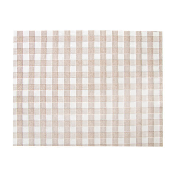 MANTELINES 'LIKE LINEN - VICHY' 70 G/M2 30x40 CM TAUPE SPUNLACE (800 UNID.)