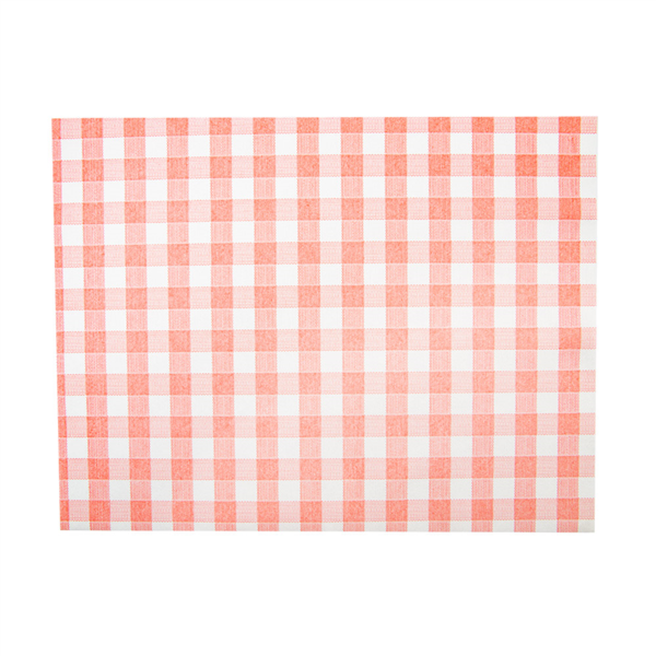 [228.59] Mantelines 'Like Linen - Vichy' 70 G/M2 30X40 Cm Rojo Spunlace (800 Unid.)