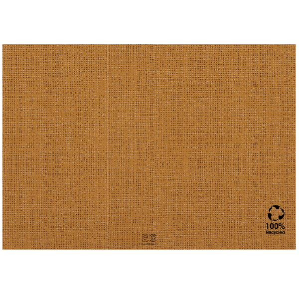 MANTELINES ECOLÓGICOS 'ARPILLERA' 48 G/M2 30x40 CM MARRÓN PAPEL RECICLADO (2000 UNID.)