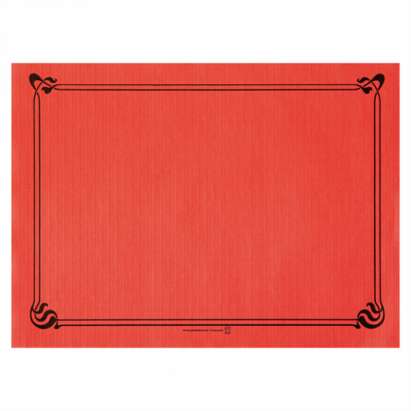[108.01] MANTELINES 48 G/M2 31x43 CM ROJO CELULOSA (2000 UNID.)