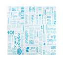Papel Antigrasas Basket 'Parole' 35 G/M2 31X31 Cm Azul Perg. Antigrasas (1000 Unid.)
