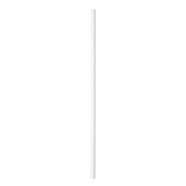 Pajitas Rectas 'Paper' Ø0,60X20 Cm Blanco Papel (3000 Unid.)