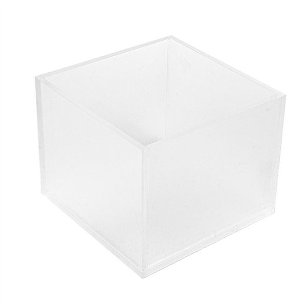 [211.04] Porta Canutillos 12,5X12,5X10 Cm Transparente Metacrilato (12 Unid.)