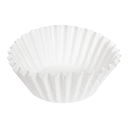 CÁPSULAS 'PETITS FOURS' 50 G/M2 Ø 4x2,5 CM BLANCO PERG. ANTIGRASAS (500 UNID.)