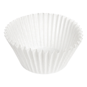 CÁPSULAS 'PETITS FOURS' 50 G/M2 Ø 5x3,5 CM BLANCO PERG. ANTIGRASAS (500 UNID.)