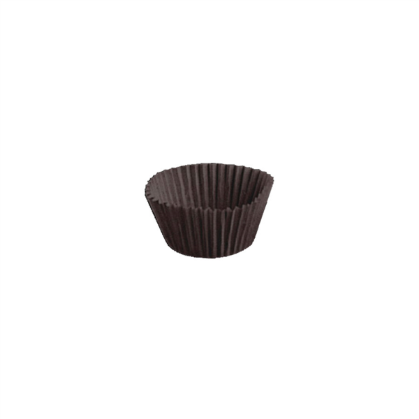 CÁPSULAS 'PETITS FOURS' 50 G/M2 Ø 2,4x2 CM CACAO PERG. ANTIGRASAS (2000 UNID.)