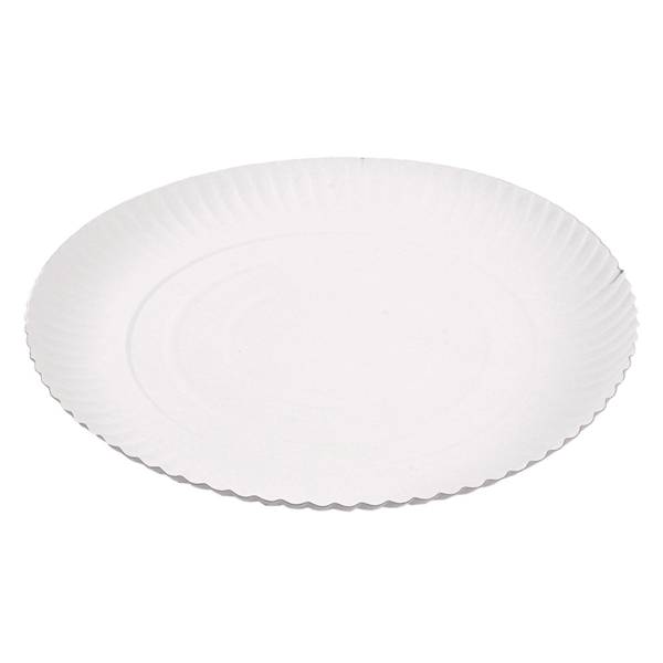 [320.41] Bandejas Relieve Pastelería 420 G/M2 Ø 26 Cm Blanco Cartón (50 Unid.)