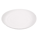 Bandejas Relieve Pastelería 420 G/M2 Ø 26 Cm Blanco Cartón (50 Unid.)