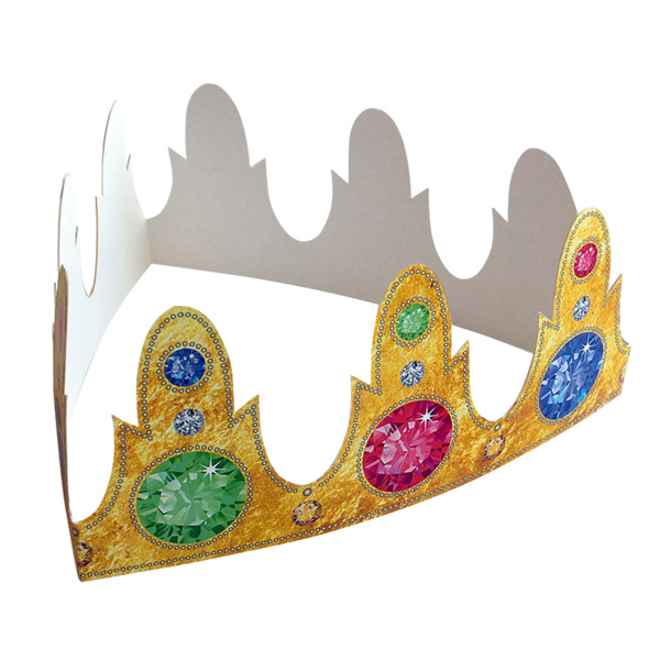 [197.96] Coronas Reyes 275 G/M2 8X59 Cm Cuatricromía Cartoncillo (100 Unid.)