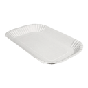 Bandejas 320 G/M2 23X15X2 Cm Blanco Cartón (100 Unid.)