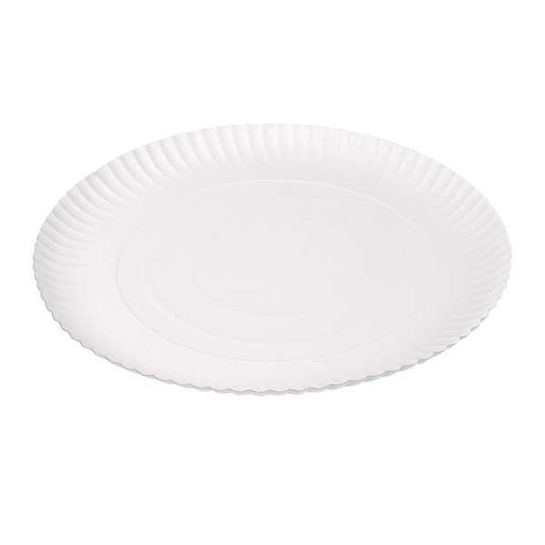 BANDEJAS RELIEVE PASTELERÍA 420 G/M2 Ø 28 CM BLANCO CARTÓN (50 UNID.)