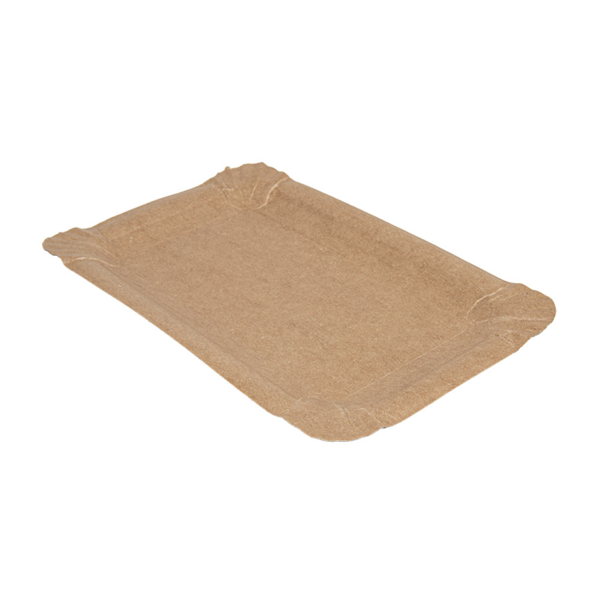 Bandejas Pastelería - Pequeñas 300 G/M2 17,5X11Cm Natural Kraft (250 Unid.)