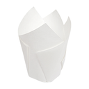 MOLDES CUPCAKE 'TULIP' 50 G/M2 11x11 CM BLANCO PERG. ANTIGRASAS (1000 UNID.)