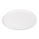 BANDEJAS RELIEVE PASTELERÍA 500 G/M2 Ø 32 CM BLANCO CARTÓN (50 UNID.)