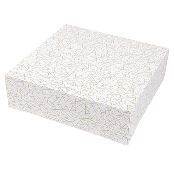 CAJAS PASTELERÍA SIN VENTANA 'THEPACK DECO' 250 G/M2 32x32x10 CM BLANCO CARTÓN ONDULADO NANO-MICRO (50 UNID.)