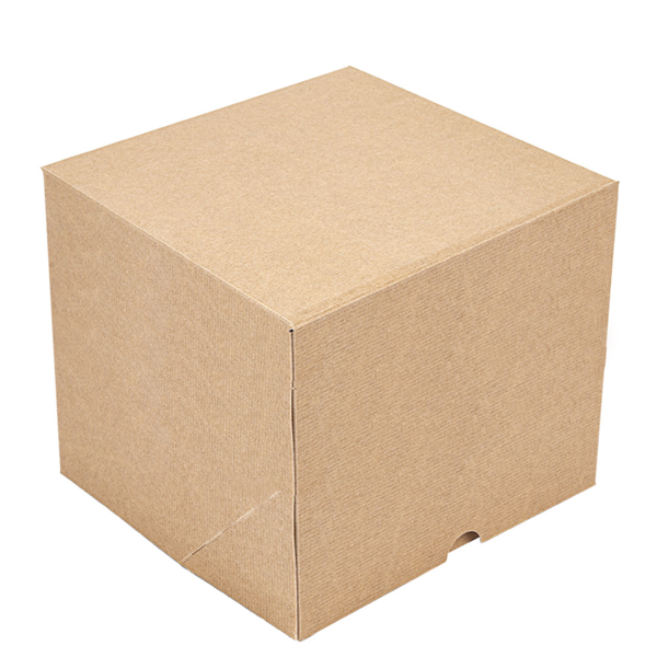 [264.15] CAJAS ALTAS PASTELERÍA SIN VENTANA 'THEPACK' 320 G/M2 35,6x35,6x30,5 CM NATURAL CARTÓN ONDULADO MICROCANAL (30 UNID.)
