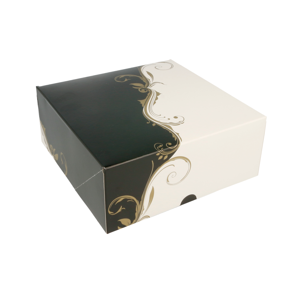 Cajas Pastelería Sin Ventana 'Thepack Classic' 250 G/M2 18X18X7,5 Cm Blanco Cartón Ondulado Nano-Micro (200 Unid.)