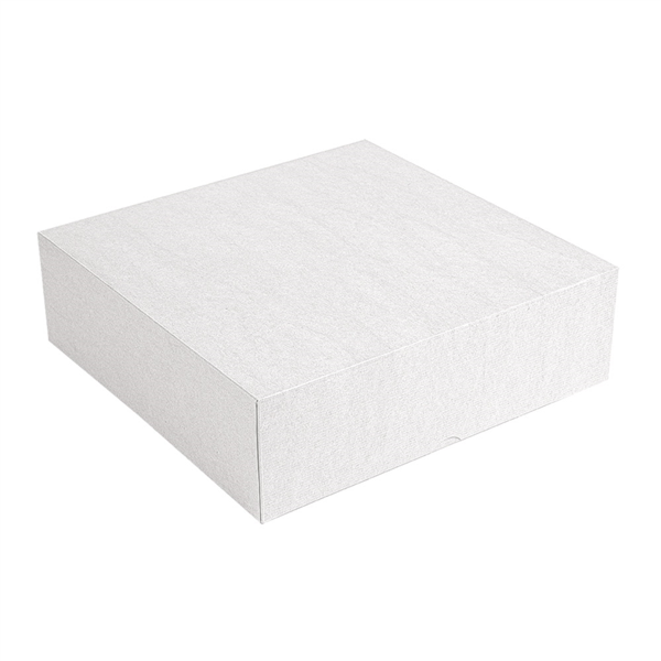 Cajas Pastelería Sin Ventana 'Thepack' 250 G/M2 16X16X8 Cm Blanco Cartón Ondulado Nano-Micro (200 Unid.)