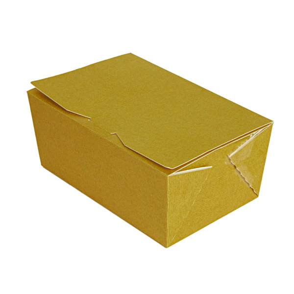 [259.85] Cajas Ballotín 'Thepack' 750 G 230 G/M2 15,5X10X7 Cm Dorado Cartón Ondulado Nano-Micro (200 Unid.)