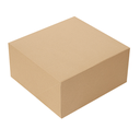 Cajas Pastelería Apertura Frontal 'Thepack' 240 G/M2 17X14X11,5 Cm Natural Cartón Ondulado Nano-Micro (200 Unid.)