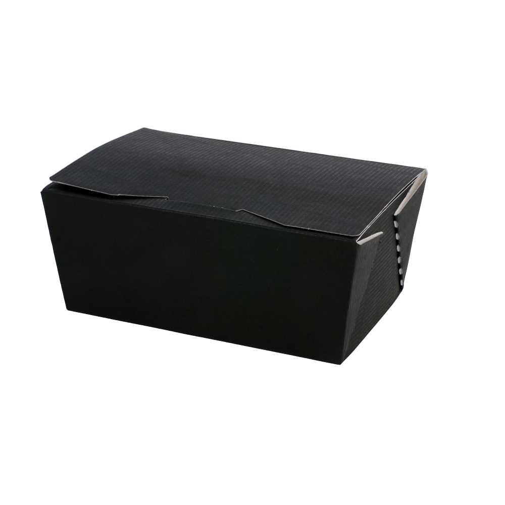 CAJAS BALLOTÍN 'THEPACK' 250 G 230 G/M2 11,5x7,5x5 CM NEGRO CARTÓN ONDULADO NANO-MICRO (350 UNID.)