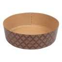 MOLDES COCCIÓN PANETTONE BAJOS 140 G/M2 Ø 18,5x6 CM MARRÓN CELULOSA (390 UNID.)