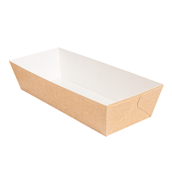 Moldes Cocción Pastelería 230 G/M2 22,8X8,5X5,5 Cm Natural Kraft (350 Unid.)