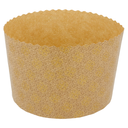 MOLDES COCCIÓN PANETTONE 145 G/M2 Ø 13,4x9,5 CM MARRÓN CELULOSA (660 UNID.)