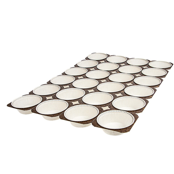 [186.88] Bandejas 24 Magdalenas 50 G 65 G/M2 33,6X50,4 Cm Papel (110 Unid.)