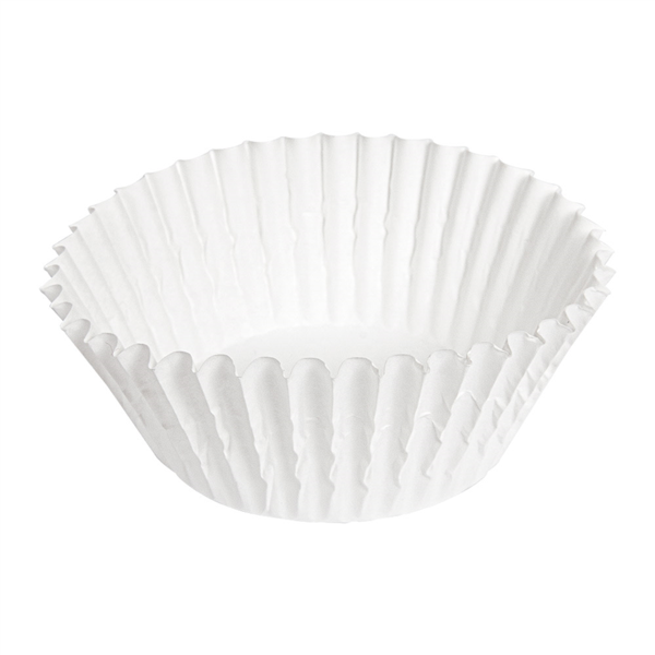 CÁPSULAS 'PETITS FOURS' 50 G/M2 Ø 5x2,7 CM BLANCO PERG. ANTIGRASAS (1000 UNID.)