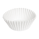 Cápsulas 'Petits Fours' 50 G/M2 Ø 5X2,7 Cm Blanco Perg. Antigrasas (1000 Unid.)