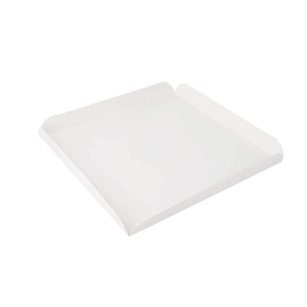 [183.69] CUADRADOS CON PESTAÑAS 15x15+2 CM BLANCO CARTÓN (250 UNID.)