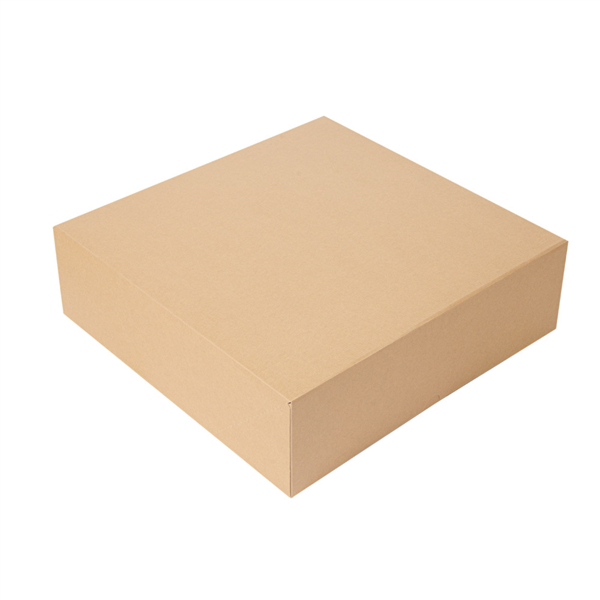 CAJAS PASTELERÍA SIN VENTANA 'THEPACK' 240 G/M2 32x32x10 CM NATURAL CARTÓN ONDULADO NANO-MICRO (100 UNID.)