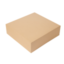 CAJAS PASTELERÍA SIN VENTANA 'THEPACK' 240 G/M2 32x32x10 CM NATURAL CARTÓN ONDULADO NANO-MICRO (100 UNID.)