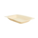 BANDEJAS RECTANGULARES 'WOOD' 19,5x14x3 CM NATURAL MADERA (50 UNID.)