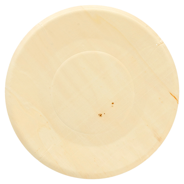 [170.34] PLATOS REDONDOS 'WOOD' Ø 21,5x1,5 CM NATURAL MADERA (50 UNID.)