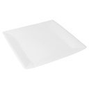 PLATOS CUADRADOS 245 G/M2 23x23 CM BLANCO CARTÓN (400 UNID.)