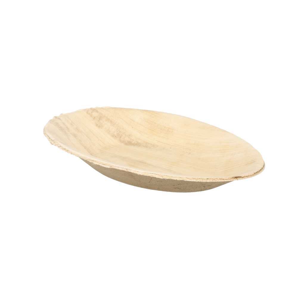[223.90] Platos Ovales 'Areca' 17X12X2 Cm Natural Areca (200 Unid.)