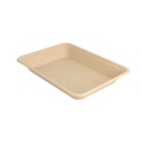 Barquillas 'Bionic' 350 Ml 19,6X14,7X2,7 Cm Natural Bagazo (1000 Unid.)
