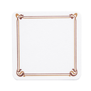 Posavasos Marrón/Ocre 'Maxim' 210 G/M2 8,5X8,5 Cm Blanco Cartoncillo (6000 Unid.)
