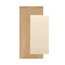SERVILLETAS RECICLADAS ENF. 'D.POINT' 32x40 CM 'JUST IN TIME CLOSED' 40 + 10PE G/M2 11x25 CM NATURAL KRAFT VERJURADO (300 UNID.)