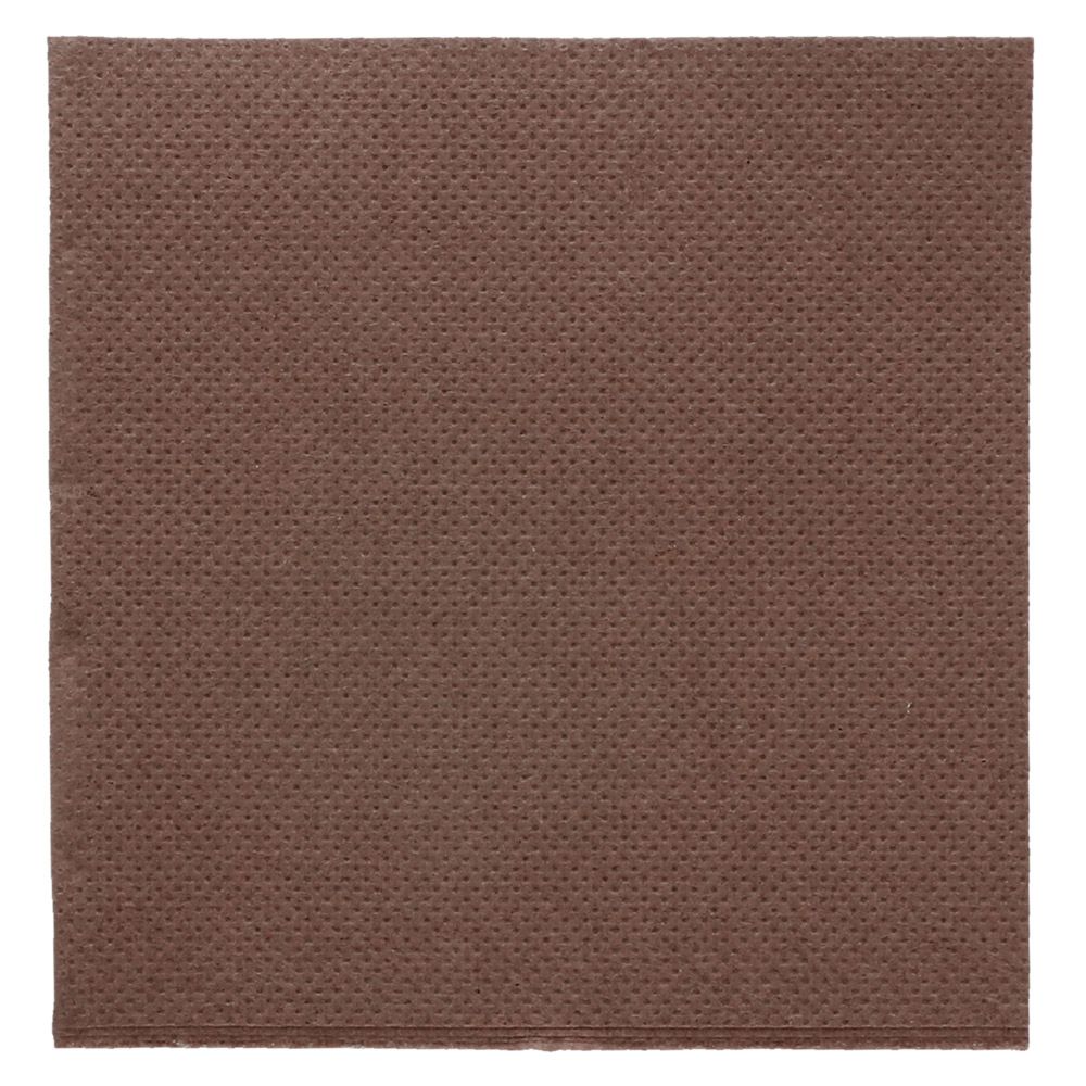 [153.96] SERVILLETAS ECOLABEL 'DOUBLE POINT' 18 G/M2 20x20 CM CHOCOLATE TISSUE (2400 UNID.)